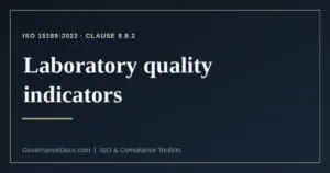 laboratory quality indicators explained