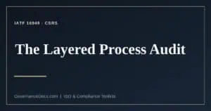 layered process audit explained