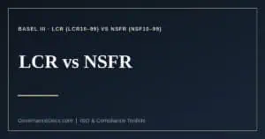 LCR vs NSFR explained