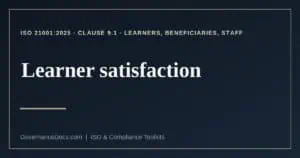 learner satisfaction explained