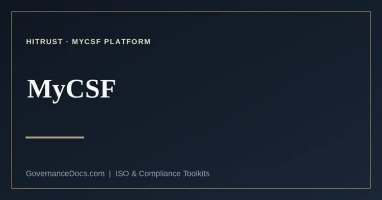 MyCSF explained