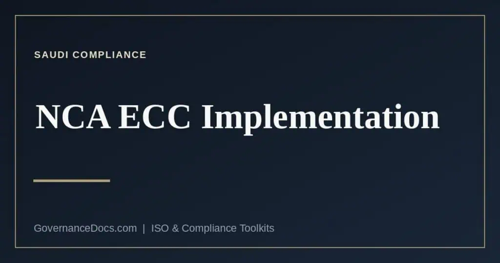 NCA ECC implementation step by step