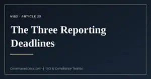 NIS2 incident reporting explained