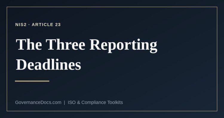 NIS2 incident reporting explained