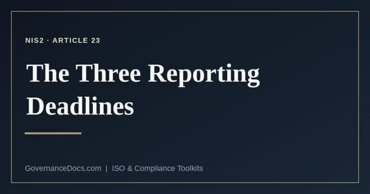 NIS2 incident reporting explained