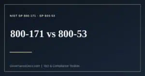 NIST 800-171 vs 800-53 explained