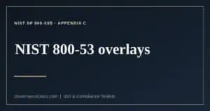 NIST 800-53 overlays explained