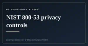 NIST 800-53 privacy controls explained