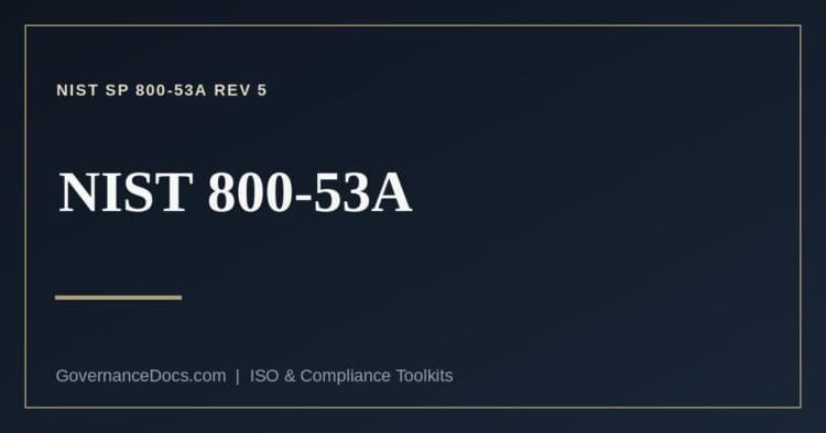 NIST 800-53A explained