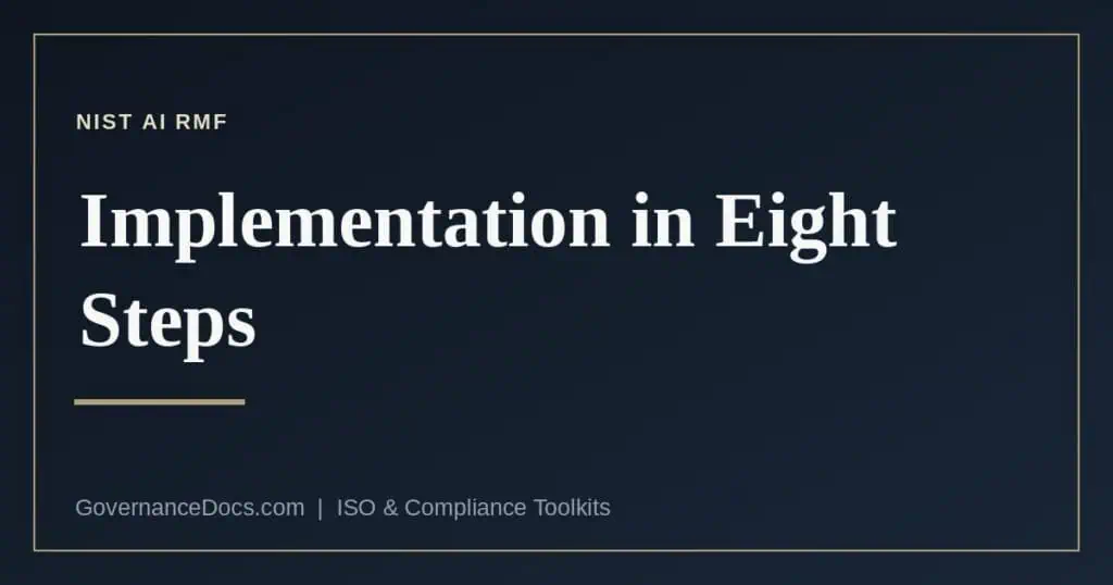 NIST AI RMF implementation explained