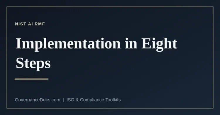NIST AI RMF implementation explained