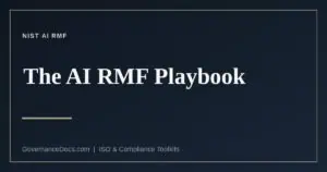 NIST AI RMF Playbook explained