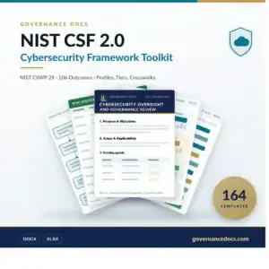NIST CSF Toolkit — 164 Cybersecurity Framework 2.0 templates
