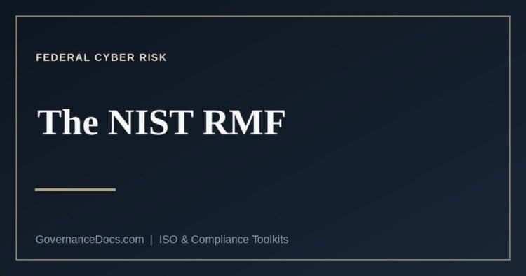 The seven steps of the NIST RMF