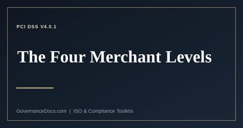 PCI DSS merchant levels explained