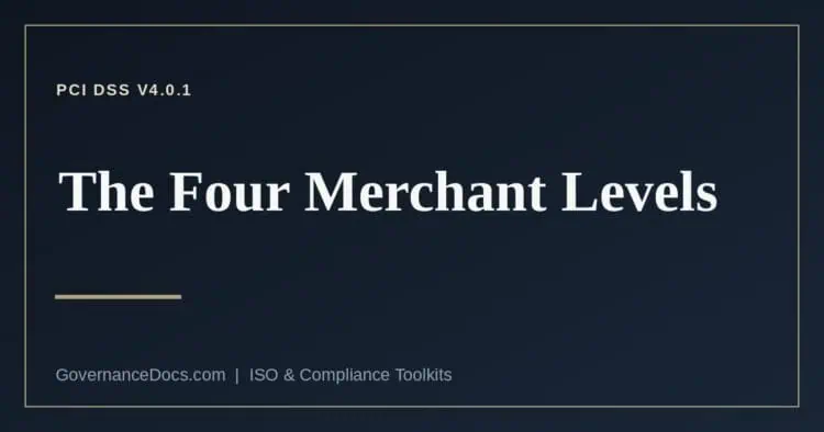 PCI DSS merchant levels explained
