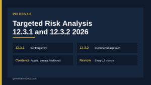PCI DSS targeted risk analysis guide cover
