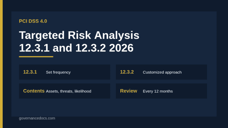 PCI DSS targeted risk analysis guide cover