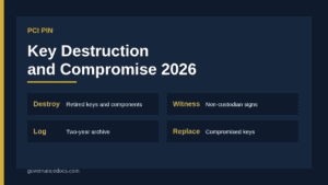PCI PIN key destruction and compromise guide cover