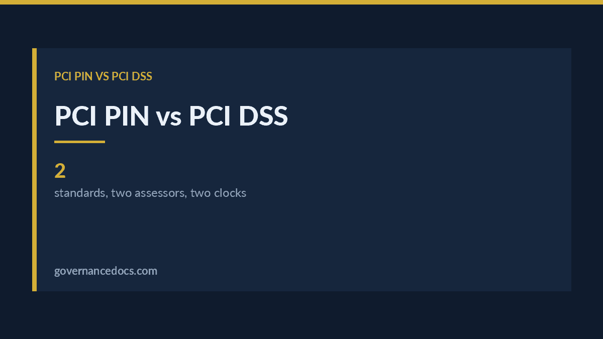 PCI PIN vs PCI DSS: Which One Applies to You in 2026 PCI PIN vs PCI DSS explained