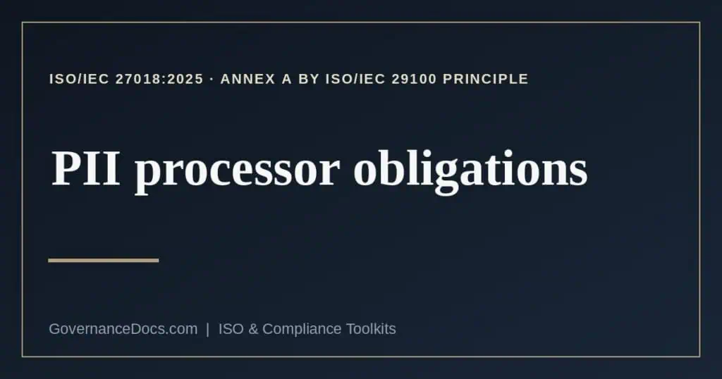 PII processor explained