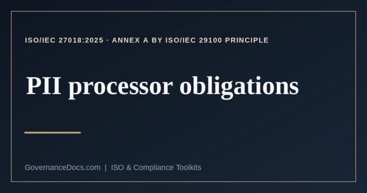 PII processor explained