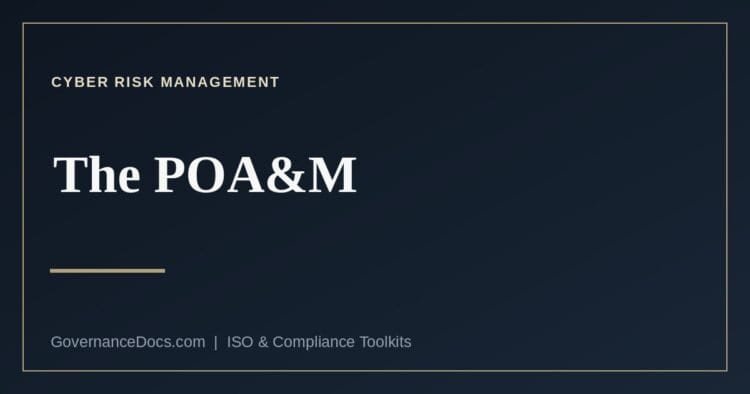 The plan of action and milestones explained