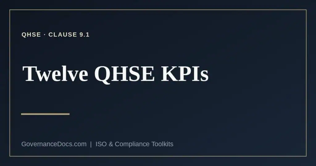 QHSE KPIs explained