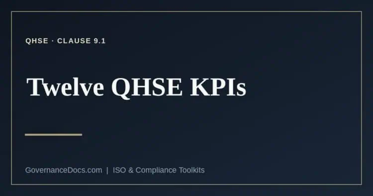 QHSE KPIs explained