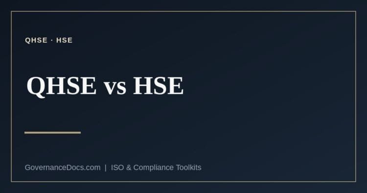 QHSE vs HSE explained