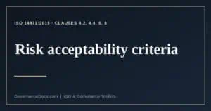 risk acceptability criteria explained