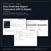DPIA report on data protection impact assessment for governance compliance.