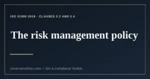 risk management policy explained