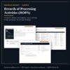 Records of processing activities (ROPA) report sample