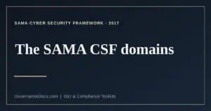SAMA CSF domains explained