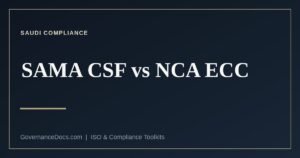 SAMA CSF compared with the NCA ECC