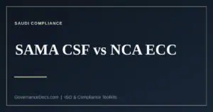 SAMA CSF compared with the NCA ECC