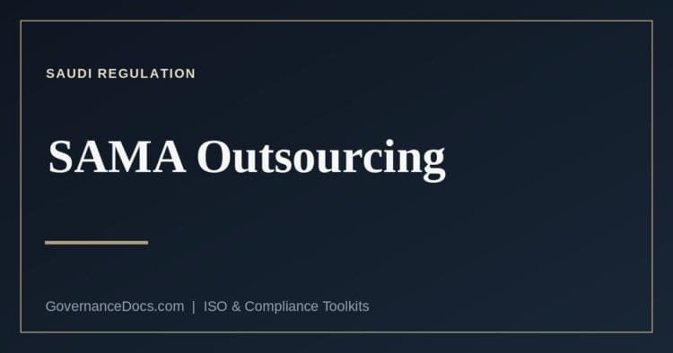 SAMA outsourcing rules explained