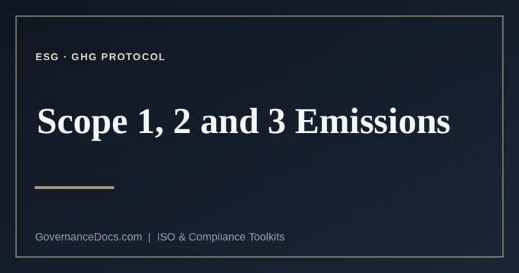 Scope 1, 2 and 3 emissions explained