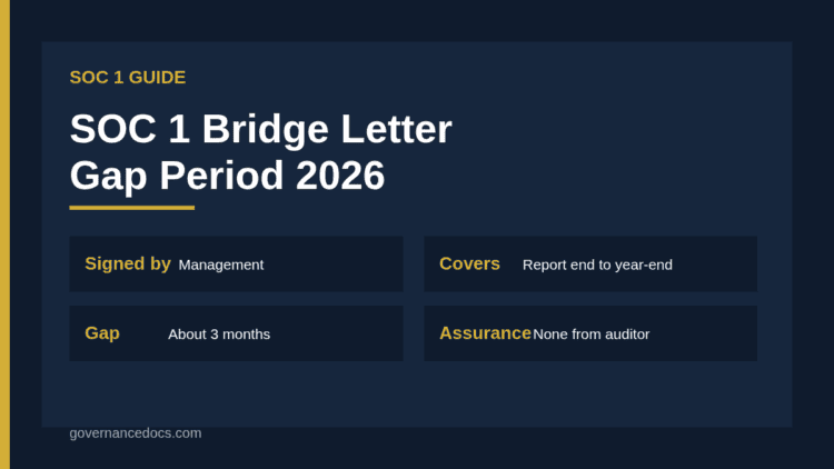 SOC 1 bridge letter guide cover
