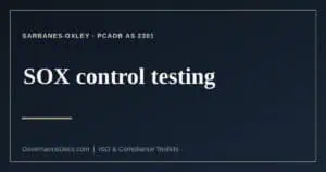 SOX control testing explained