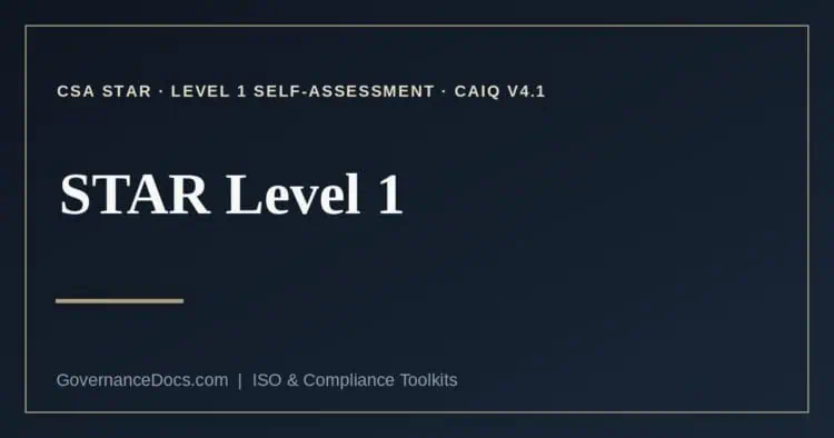 STAR Level 1 explained