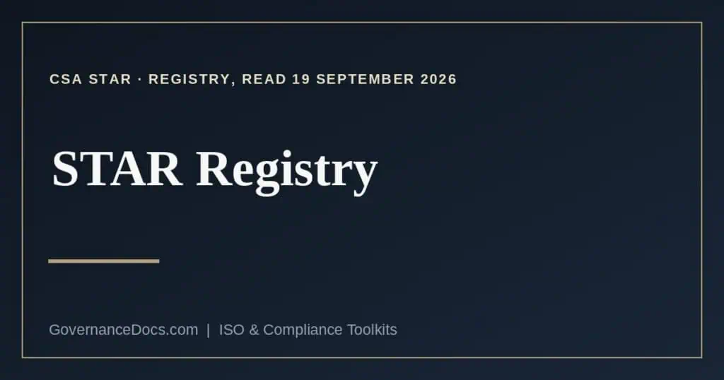 STAR Registry explained