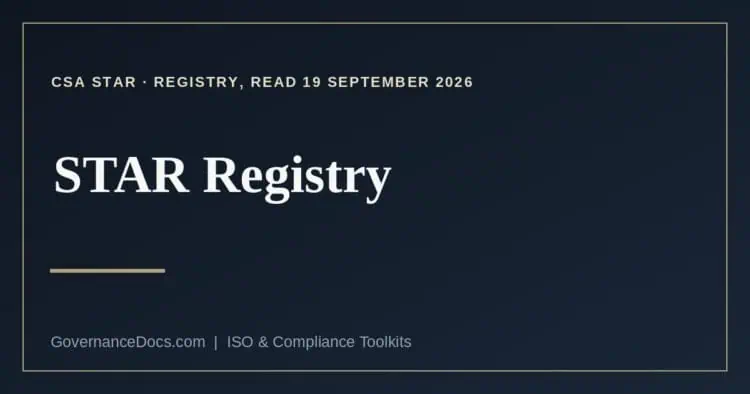 STAR Registry explained