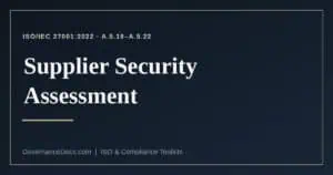 supplier security assessment explained
