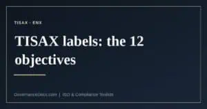 TISAX labels explained