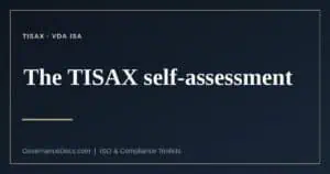 TISAX self-assessment explained