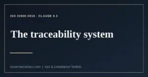traceability system explained