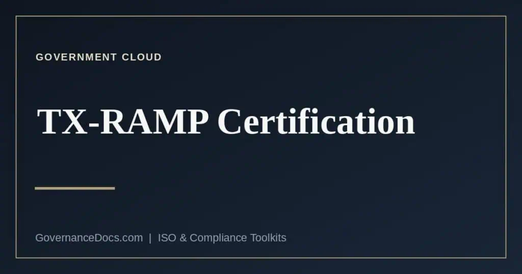 TX-RAMP certification levels explained