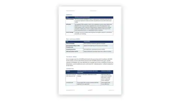 UK GDPR Toolkit sample: GDL-UKGDPR-MKT-001 - Direct Marketing Policy